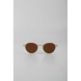 By Marine G24FT1037R04 Krem UV400 Filtre Unisex Güneş Gözlüğü