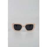 By Marine G24FT1253R06 Krem UV400 Filtre Kadın Güneş Gözlüğü
