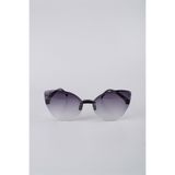 By Marine Kız Çocuk Cat Eye Çerçevesiz Degrade Camlı Güneş Gözlüğü Siyah GG25KZCOCUKRE4