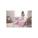 By Masuaa Bebek Nevresim Takımı 4 Parça | 150 x 100 |Pembe Bulutlu