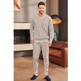 By Mecit 2757 Gri Erkek Pijama Takımı