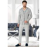 By Mecit 2767 Gri Erkek Pijama Takımı