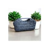 BY MİMİMU El Yapımı Rafya İp Clutch Portföy Çanta