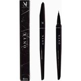 By Mina Al Sheikhly Ma Onyx Likit Eyeliner 0,6ml, Suya Dayanıklı Ultra Siyah ve Hassas Uygulama