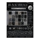 By MO Accessories BLACK MIRAGE – 24 Bölmeli Takı Yapım Seti Siyah Boncuklarla Bileklik Kolye Yapma Seti