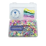 By MO Accessories Çocuklar Için Takı Yapım Hobi Seti - Kendin Yap - Soft Renklerde Çocuklar Için Bileklik Kolye Yapma