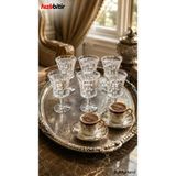 By My Hand Bymyhand Cam Kahve Yanı Su Bardağı Sunum Bardağı Kadeh 6'lı Set 50 ml - Şeffaf
