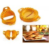By Nevser® 3lü Çiğ Börek Kurabiye Hamur Işi Ravioli Kesme Kalıbı Aparatı - Renkli - 1