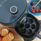 By Nevser® 7 Gözlü Silikon Çok Amaçlı Airfryer Muffin Cupcake Kek ve Çörek Pişirme Kalıbı - Renkli - 1