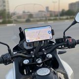 By Nevser Motosiklet Gidon Telefon TUTUCU–360° Döner, Kaymaz Sabitleme Sistemli, Sarsıntı Önleyici Telefon Tutucu Aparat - 1 - Renkli
