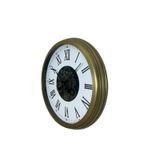 BY NEVSER Roma Elegance Eskitme 60 Cm Çarklı Duvar Saati C-6054E