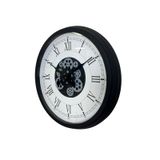 BY NEVSER Roma Signature 60 Cm Çarklı Siyah Duvar Saati C-6055B