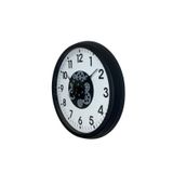 BY NEVSER Siyah Standart 60 Cm Çarklı Duvar Saati C-6001B