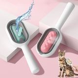 By Nevser® Su Hazneli Kedi ve Köpek Tüyü Toplamama Fırçası Su Hazneli Pet Tarağı - Çok Renkli - std