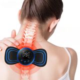 By Nevser® Titreşimli USB Şarj Aletli Mini Elektrikli Kelebek Masaj Aleti