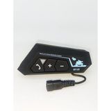 By Örs Shoes BT22 Kask Kulaklık Bluetooth Motosiklet Kulaklık 5.0 Bluetooth - Mavi - Siyah