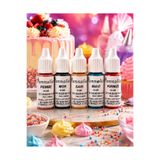 By Paster 5’li Set Su Bazlı Likit Gıda Boyası 10 Gr – 5x10 gr Kırmızı, Sarı, Mavi, Pembe, Mor