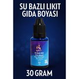 By Paster Su Bazlı Likit Mavi Sıvı Gıda Boyası 30 g – Profesyonel Pasta ve Tatlı Renklendirici