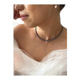 By Saadet Özkanlı Kadın Gerçek Küçük Arpa Siyah Inci Kolye Choker. Siyah Inci, Inci Kolye , Gerçek Inci , 3-4 Mm Inci