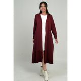 By Saygı Polyester Uzun Hırka, S-26K1800078