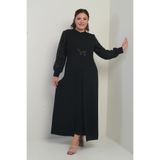 By Saygı Pullu Tesettür Abiye Elbise, S-25Y4310003