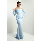 By Saygı Straplez Abiye Elbise, S-25K1650001