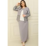 By Saygı Tesettür Abiye 3'lü Takım, S-24Y3070005