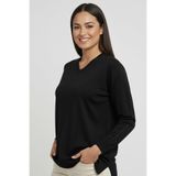 By Saygı V Yaka Büyük Beden Bluz Dar Kalıp, S-26K1800110