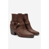 by selvi Lukka Shoes Nova Kadın Kahve Nubuk Western Dallas Tak Çıkar Bot