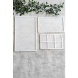 By Shesel Epoksi Silikon Kalıbı Dikdörtgen Nişan Damat Tepsi Magnet Set Reçine Epoksi Silikon Kalıp