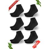 By Sweet A&k 6 Çift Bambu Diplomat Patik Çorap Yıkamalı Özel Kokulu - 39 - 44 - 01-Siyah