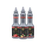 By Tüfekçi 3lü Avantajlı Paket Çilek, Çarkıfelek ve Krımızı Orman Meyveleri Meyve Püresi 3 x 1 Lt - 3 lt