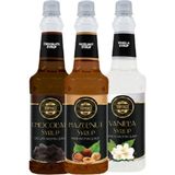 By Tüfekçi 3'lü Avantajlı Paket (Irıs Cream Çikolata Vanilya) 750 ml Şurubu - 750 gr
