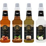 By Tüfekçi 4lü Avantajlı Paket Karamel, Vanilya, Irish Cream ve Fındık Şurup 4X750 ml - 3 kg