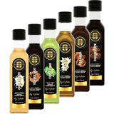 By Tüfekçi 6 x 60 ml Kahve Şurubu Aromalı Çikolata Karamel Cool Lime Vanilya Toffee Nut Kahve Tarifleri İçin - 1 Paket