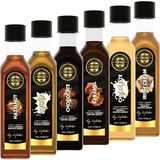 By Tüfekçi 6 x 60 ml Şeker Kamışı Formülü Premium Lezzetli Aromalı Kahve Şurubu Seti - 1 Paket