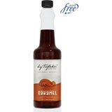 By Tüfekçi Gourmet Serıas Karamel Aromalı Şekersiz Kokteyl, Pasta ve Kahve Şurubu 750 ml Doğal Aroma - Kahve Karışımı