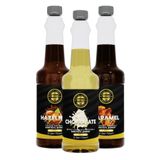 By Tüfekçi Karamel, Beyaz Çikolata ve Fındık Aromalı Kahve, Kokteyl ve Pasta Şurubu 3’lü Avantajlı Paket 3 x 750 ml
