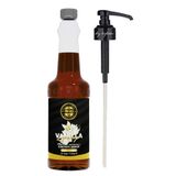 By Tüfekçi Vanilya Aromalı Kahve Şurubu 750 Ml ve 3 Cl Şurup Pompası | Kahve, Latte, Kokteyl ve Tatlı İçin