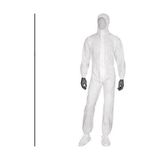 By Tulum Koruyucu Tek Kullanımlık 60 gr Laminasyonlu Beyaz Tulum 5 Li - XL