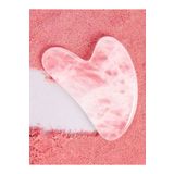 by violet Pembe Kuvars Kalp Taşı Gua Sha Yüz Yogası Taşı