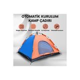 Byanes 10 Kişilik Otomatik Kamp Çadırı, Su Geçirmez, Kolay Kurulum