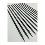 Byanes 20 Adet Tavuk Kanat Şiş, Yassı Silme Demir, Galvanizsiz, 60CM Boy, 7mm En, 2mm Kalınlık