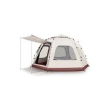 Byanes 8-10 Kişilik Tam Otomatik Altıgen Kamp Çadırı, Tente, 6 Taraflı, 280X280X160