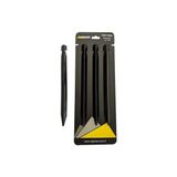 Byanes Alüminyum Çadır Kazığı 18 cm Siyah 4'lü Set