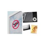 Byanes Ayarlanabilir Tek Kanat Yapışkanlı Pencere Cam Sineklik 70X125 cm