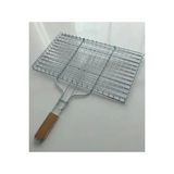 Byanes Çok Amaçlı 26X37 cm Ağaç Saplı Tel Izgara, Kamp ve Mangal Keyfi