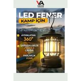 Byanes Dekoratif Retro LED Lamba, Kamp, Piknik, Bahçe ve Acil Durumlar Için Kullanışlı