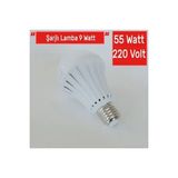 Byanes Enerji Tasarruflu 9W Beyaz LED Ampul, Güçlü ve Parlak Aydınlatma