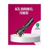 Byanes Işık ve Çok Fonksiyonlu El Feneri, Çekiç ve Pusula ile Güçlü Aydınlatma